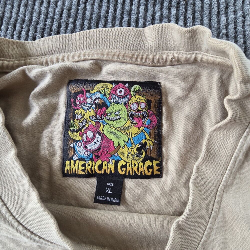 American Garage T Shirt Mens XL Ramen Noodles Takeout Urban Street Wear